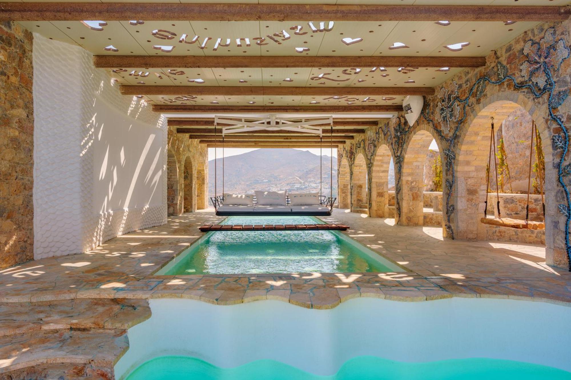 Agalia Luxury Suites Koumpara エクステリア 写真