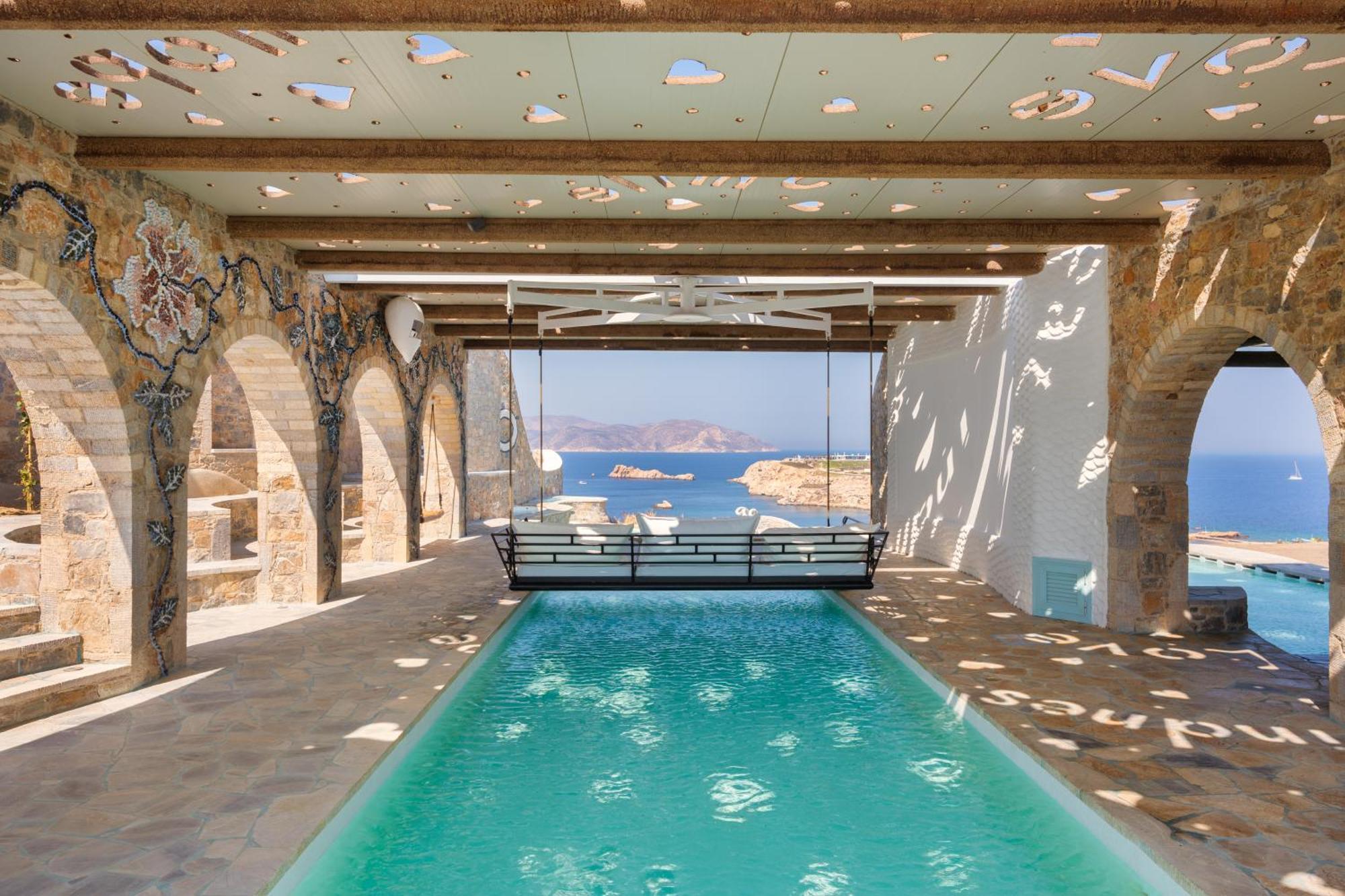 Agalia Luxury Suites Koumpara エクステリア 写真